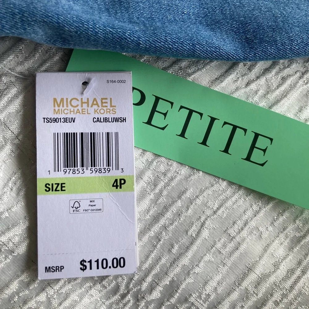 Michael Kors Petite Selma Skinny Ankle Jeans Sz 4P Stretch